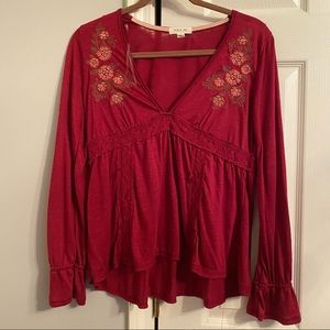 Pink blouse